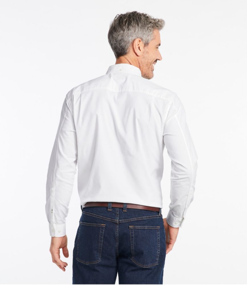 Men's Comfort Stretch® Oxford Shirt, Traditional Untucked Fit - US 3453