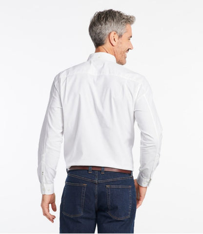 Men's Comfort Stretch® Oxford Shirt, Traditional Untucked Fit - US 3453