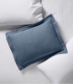 Organic Honeycomb Matelassé Sham - US 7686