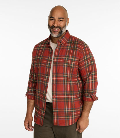 Men's Scotch Plaid Flannel Shirt, Slim Fit - US 4687