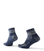 Adults' Cresta Wool Lightweight Hiking Socks, Quarter-Crew - US 6237
