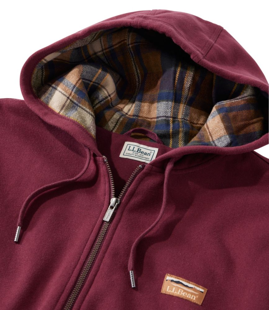 Men's Katahdin Iron Works® Hooded Sweatshirt, Flannel-Lined - US 1890
