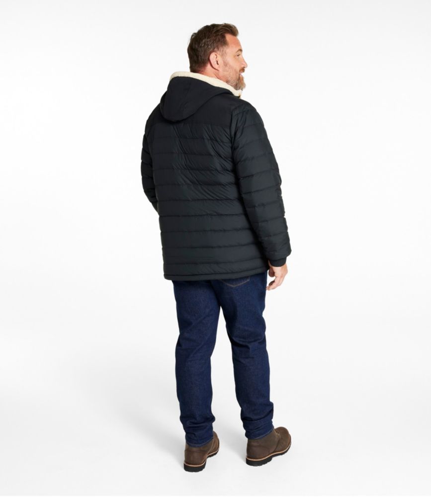 Men's Mountain Classic Down Hooded Jacket, Sherpa-Lined - US 9535