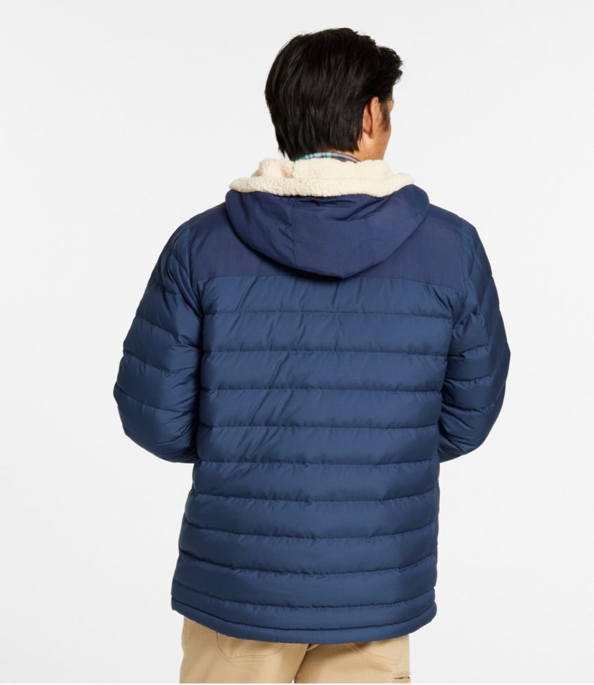 Men's Mountain Classic Down Hooded Jacket, Sherpa-Lined - US 0269