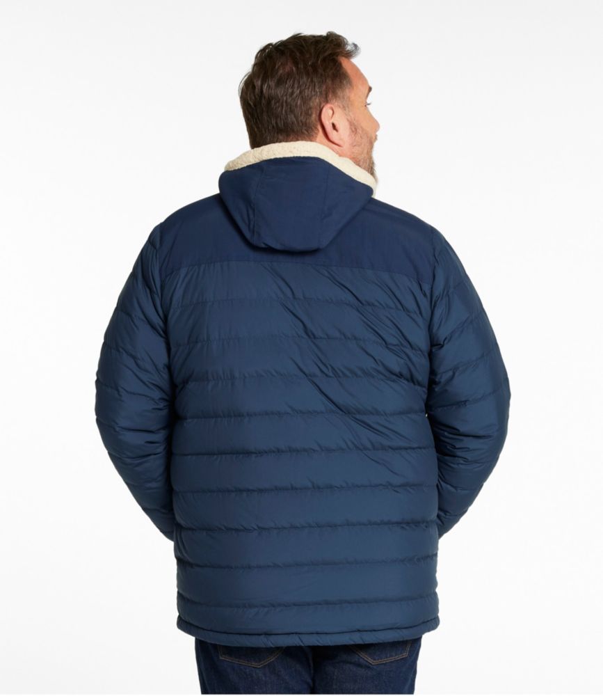 Men's Mountain Classic Down Hooded Jacket, Sherpa-Lined - US 0269