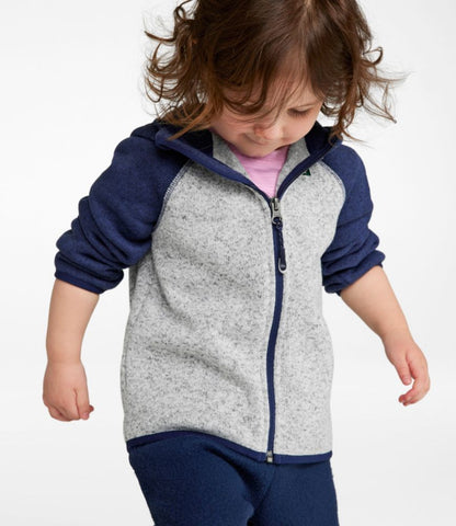 Infants' and Toddlers' L.L.Bean Sweater Fleece, Hooded Colorblock - US 9843