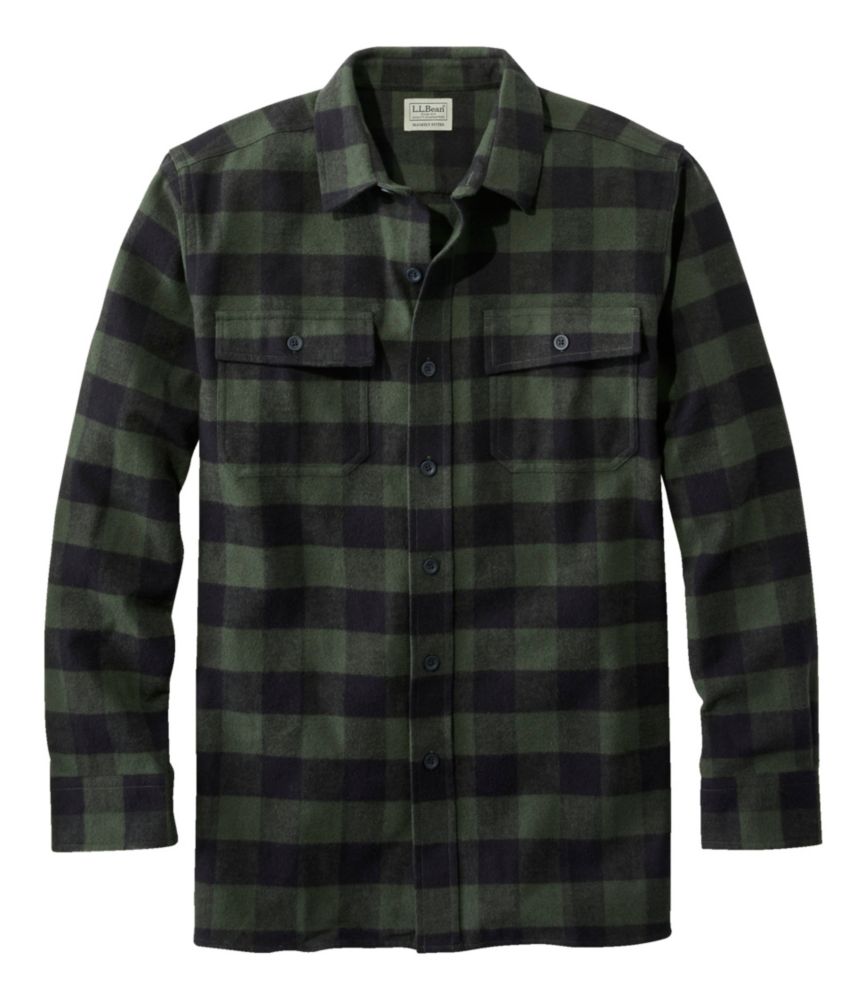 Men's Chamois Shirt, Slightly Fitted, Plaid - US 5695