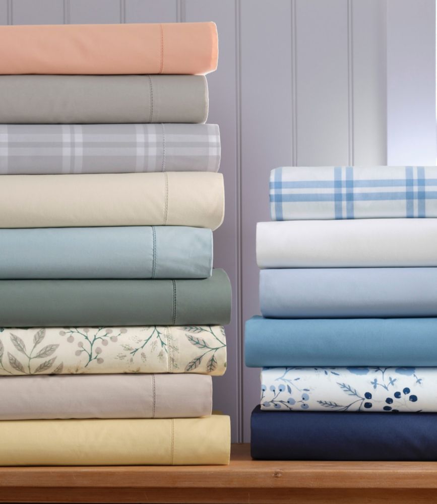 280-Thread-Count Pima Cotton Percale Sheet Set - US 7923
