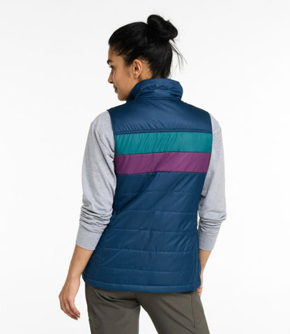 Women's Mountain Classic Puffer Vest, Colorblock - US 8334