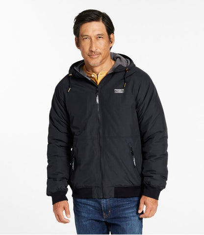 Men's Insulated 3-Season Bomber Hooded Jacket - US 0000