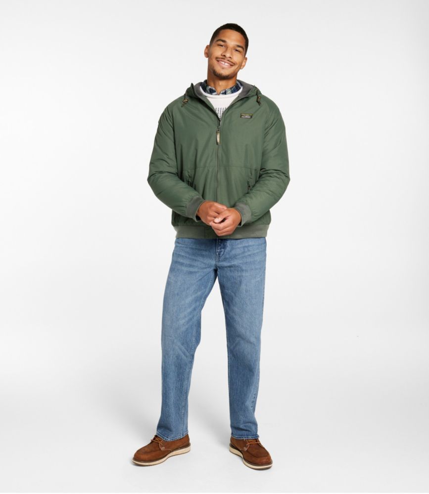 Men's Insulated 3-Season Bomber Hooded Jacket - US 0569