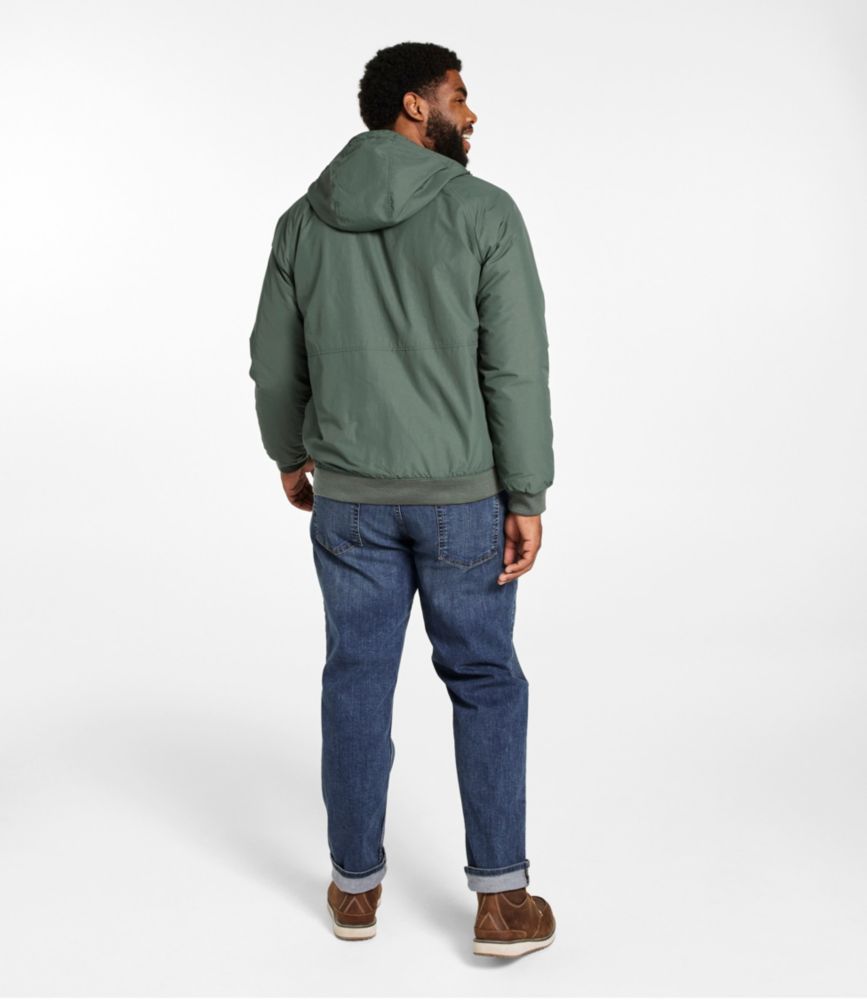 Men's Insulated 3-Season Bomber Hooded Jacket - US 0569