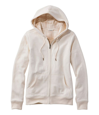 Women's L.L.Bean 1912 Sweatshirt, Flannel-Lined Hoodie - US 3923