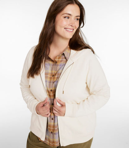 Women's L.L.Bean 1912 Sweatshirt, Flannel-Lined Hoodie - US 3923