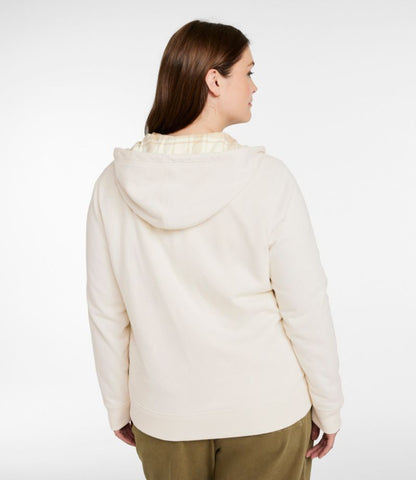Women's L.L.Bean 1912 Sweatshirt, Flannel-Lined Hoodie - US 3923