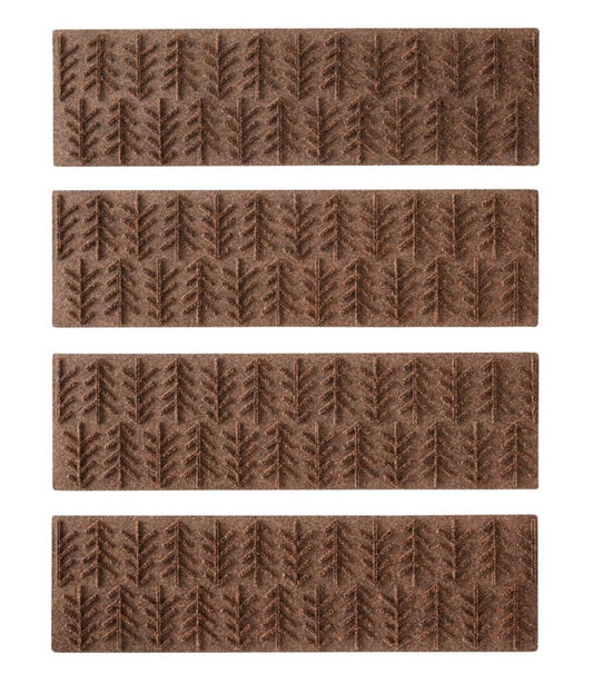 Everyspace Recycled Waterhog Mat, Stair Treads, Set of Four, Trees - US 0615