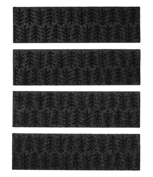 Everyspace Recycled Waterhog Mat, Stair Treads, Set of Four, Trees - US 3829
