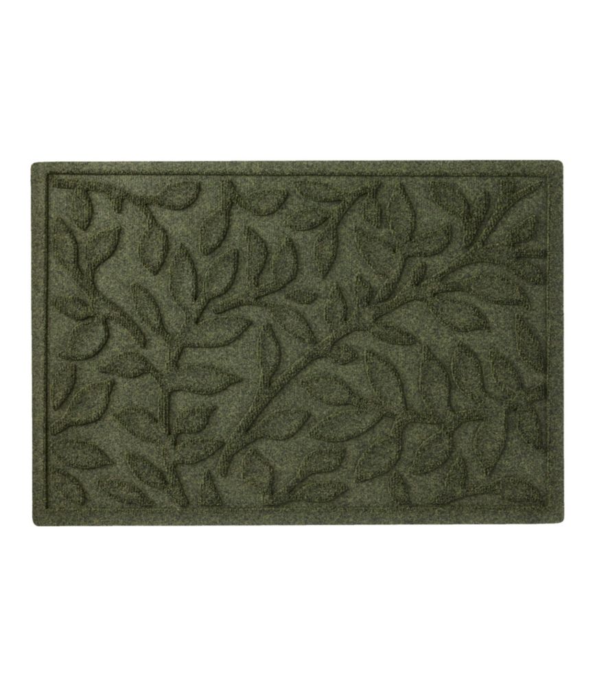 Heavyweight Recycled Waterhog Doormat, Woodland Leaf - US 1859