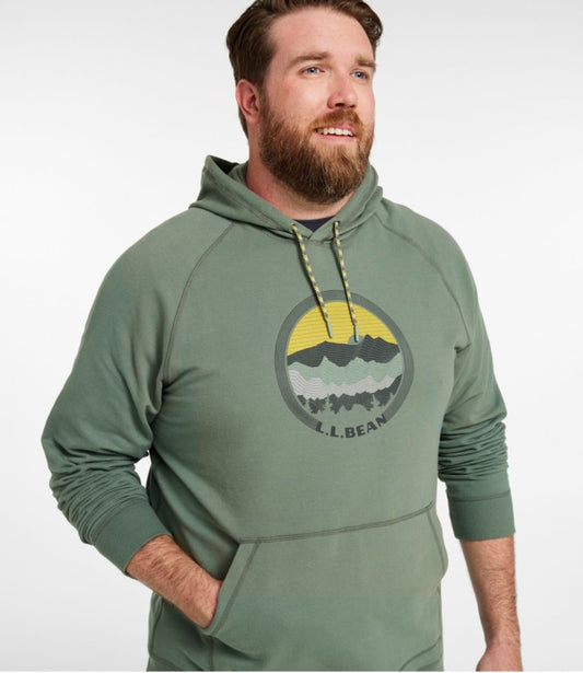 Men's Bean's Comfort Camp Hoodie, Graphic - US 0526