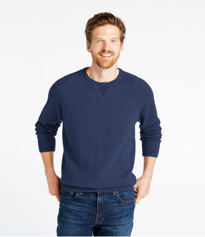 Men's Wicked Soft Cotton/Cashmere Sweater, Crewneck - US 7796