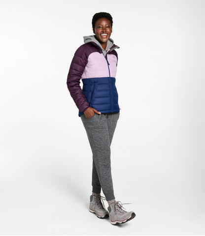 Women's Bean's Down Jacket, Colorblock - US 3470