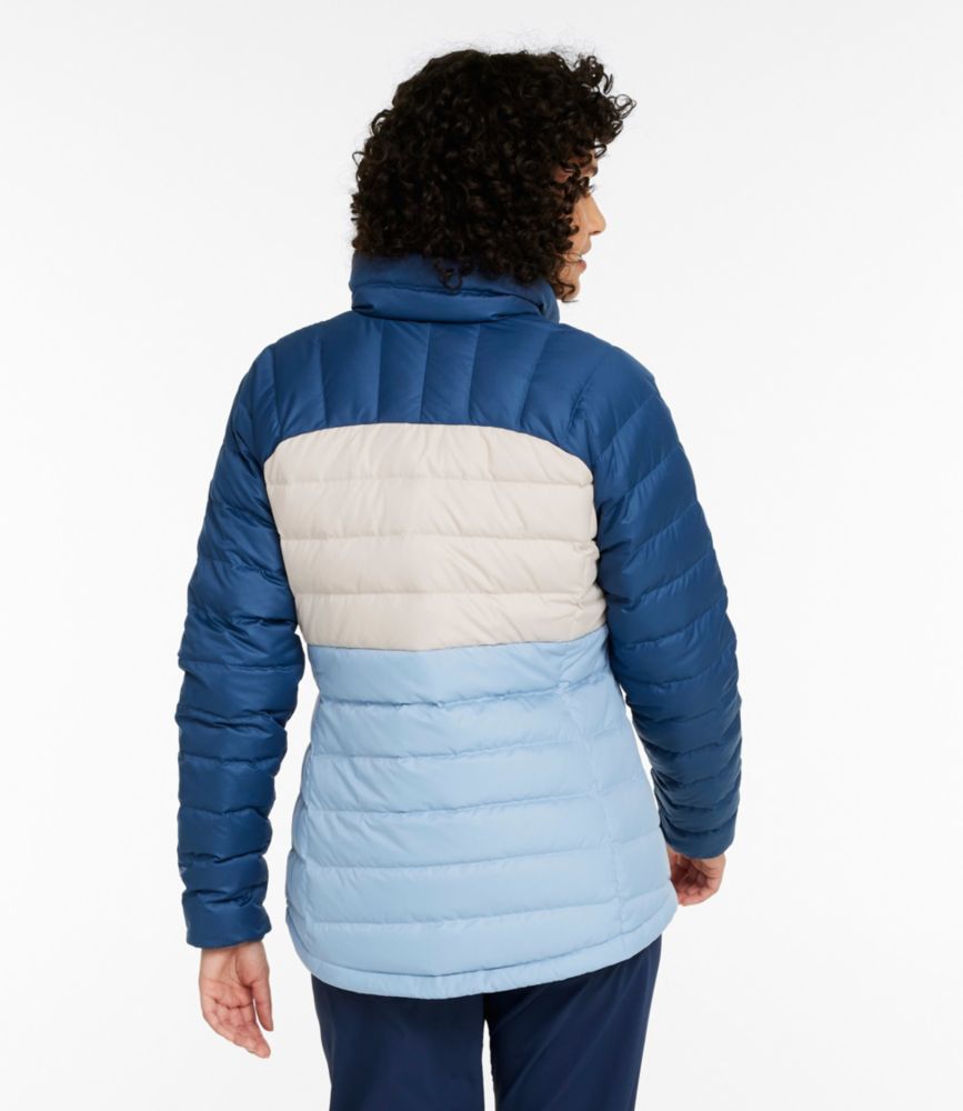 Women's Bean's Down Jacket, Colorblock - US 6230