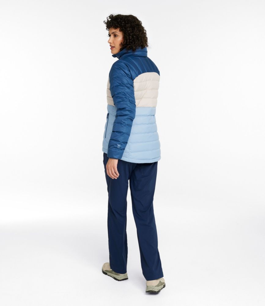 Women's Bean's Down Jacket, Colorblock - US 6230