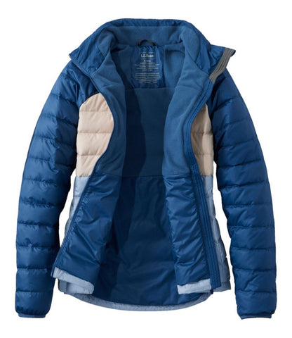 Women's Bean's Down Jacket, Colorblock - US 6230