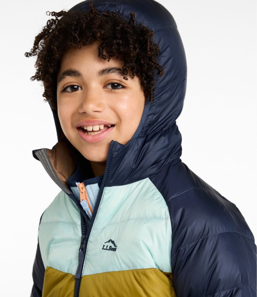Kids' Ultralight 650 Down Jacket, Colorblock - US 5358