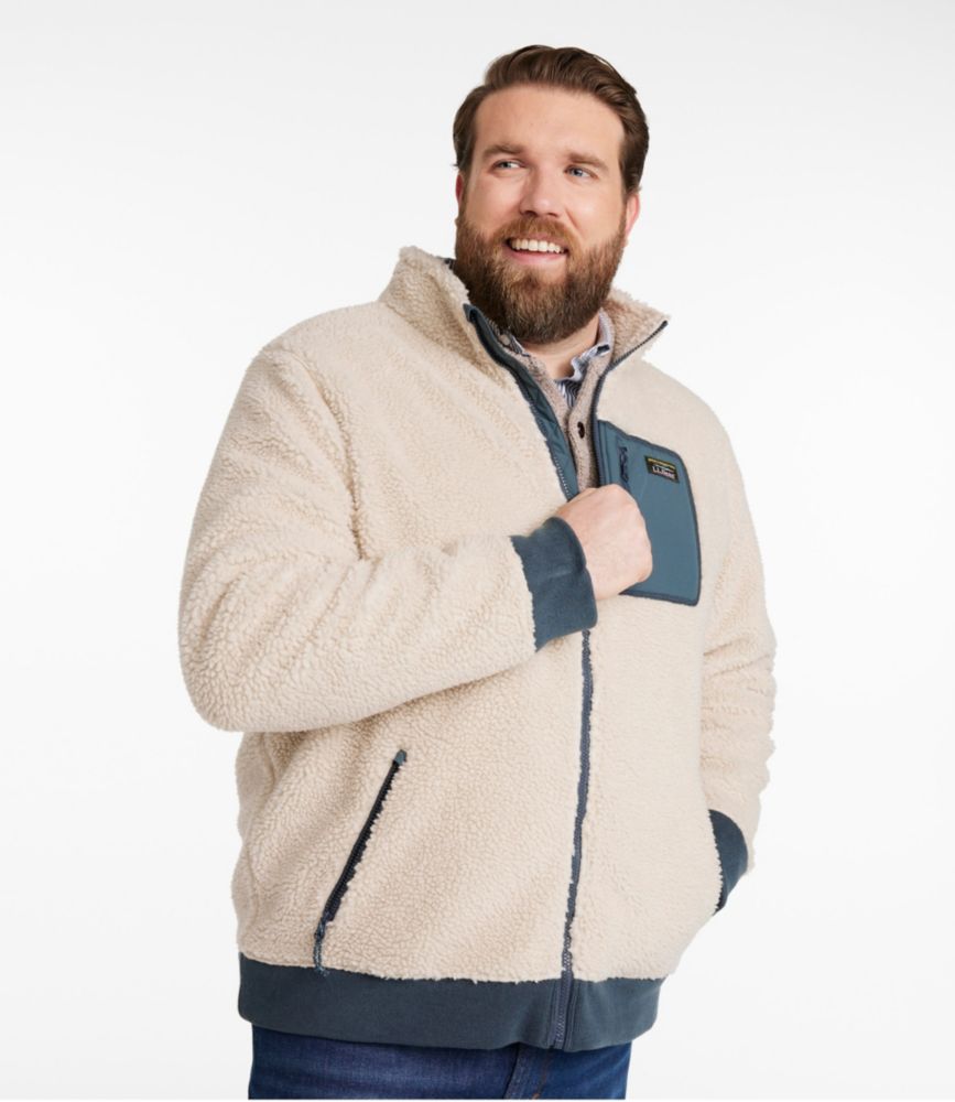 Men's Bean's Sherpa Fleece Jacket - US 1539