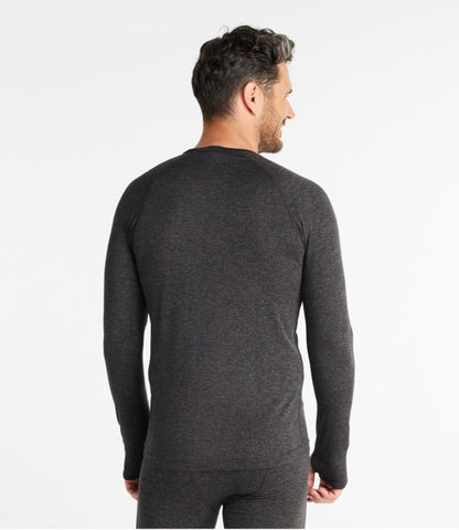 Men's L.L.Bean Simple Soft Base Layer, Crew - US 9631