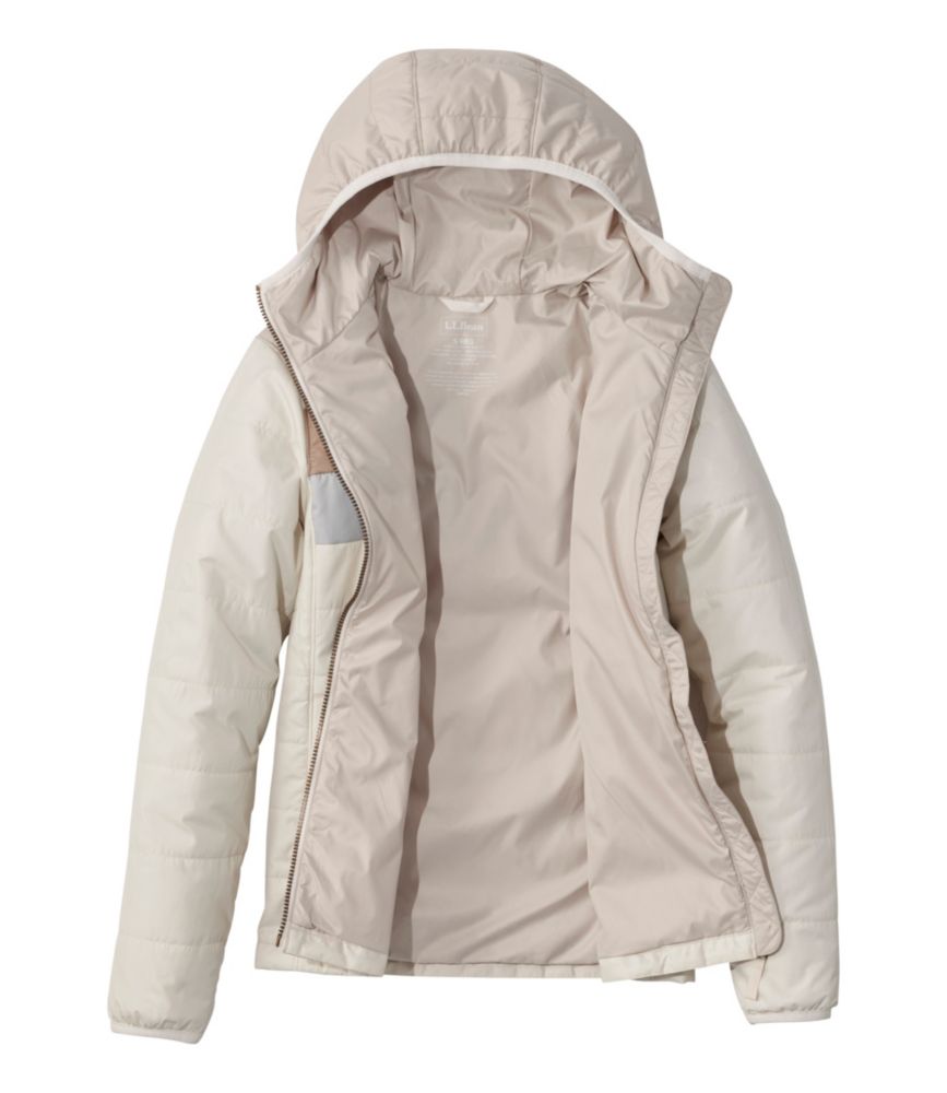 Women's Mountain Classic Puffer Hooded Jacket, Colorblock - US 1072