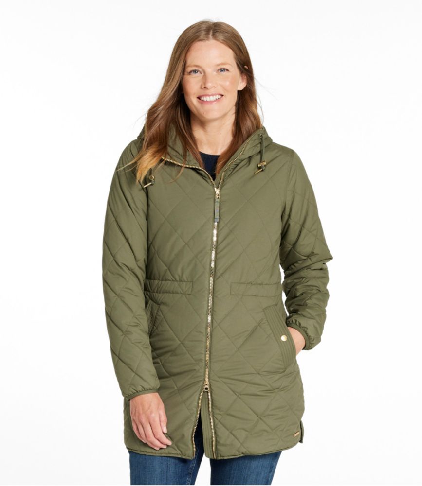 Women's Bean's Cozy Quilted Coat - US 4491