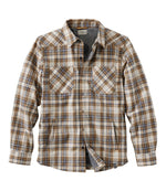 Men's Katahdin Performance Flannel Shirt-Jacket, Hi-Pile Fleece-Lined Plaid - US 3217