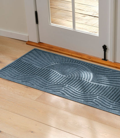Everyspace Recycled Waterhog Wide Doormat, Sunrise - US 8204