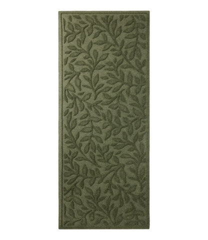 Heavyweight Recycled Waterhog Mat Runner, Woodland Leaf - US 2388