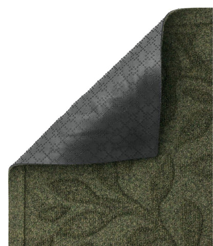 Heavyweight Recycled Waterhog Mat Runner, Woodland Leaf - US 2388
