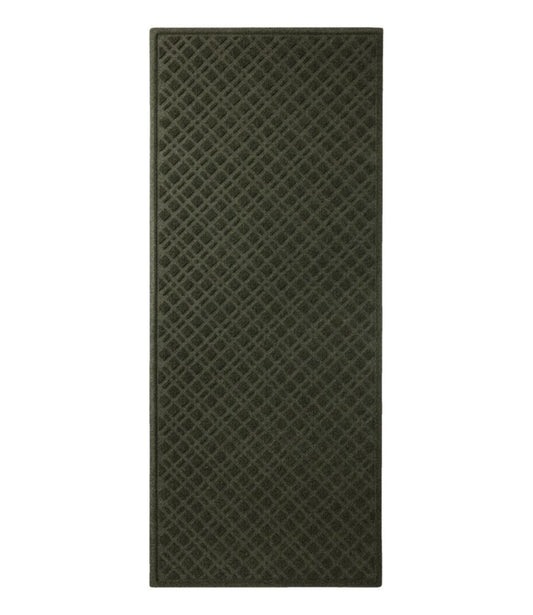 Heavyweight Recycled Waterhog Mat, Runner, Plaid - US 7467