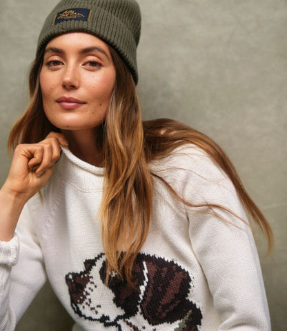 Women's Signature Original Cotton Sweater, Rollneck Novelty - US 0537