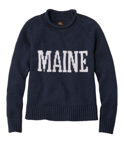 Women's Signature Original Cotton Sweater, Rollneck Novelty - US 2617
