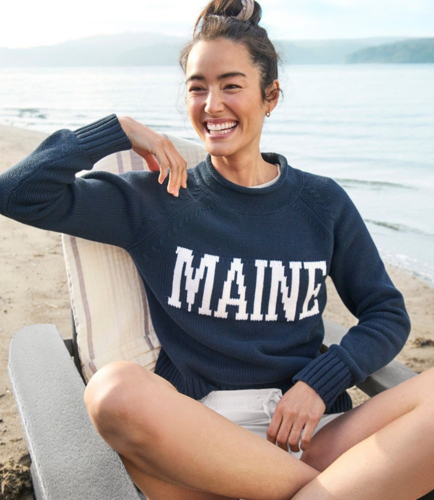 Women's Signature Original Cotton Sweater, Rollneck Novelty - US 2617