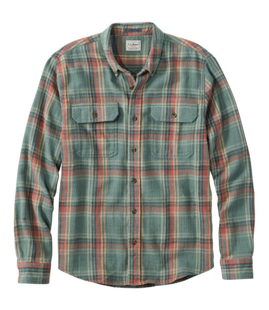 Men's 1912 Field Flannel Shirt, Slightly Fitted Untucked Fit, Plaid - US 7612