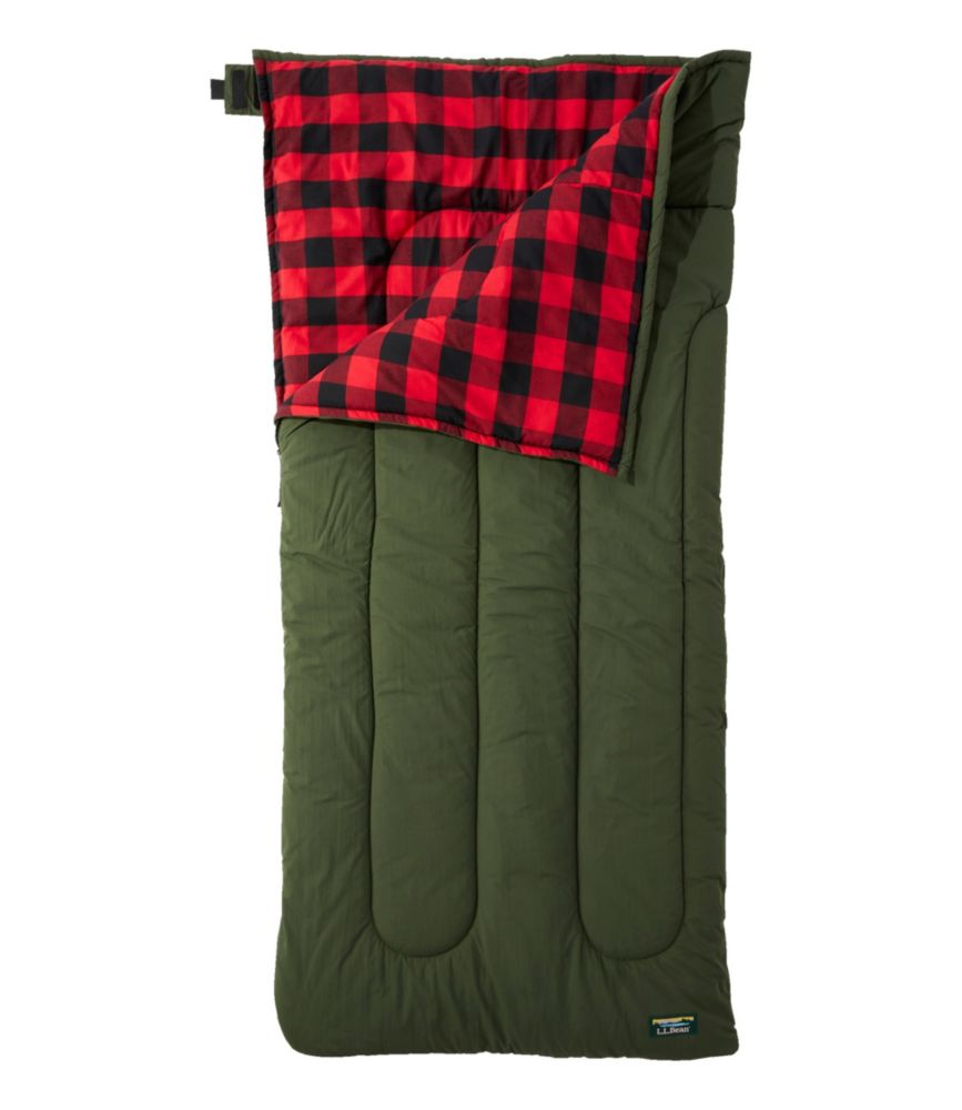 L.L.Bean Flannel Lined Camp Sleeping Bag, 40° - US 6211