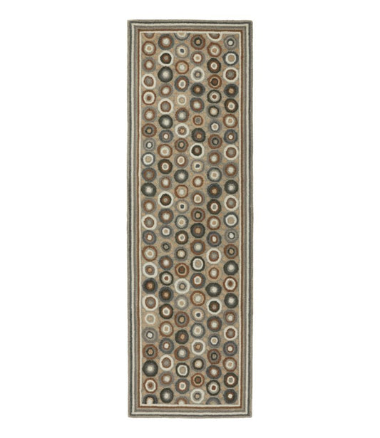 Bean's Wool Hooked Runner, Coins - US 4082