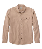 Men's Brushed Jaspé Twill Shirt, Traditional Untucked Fit - US 9399