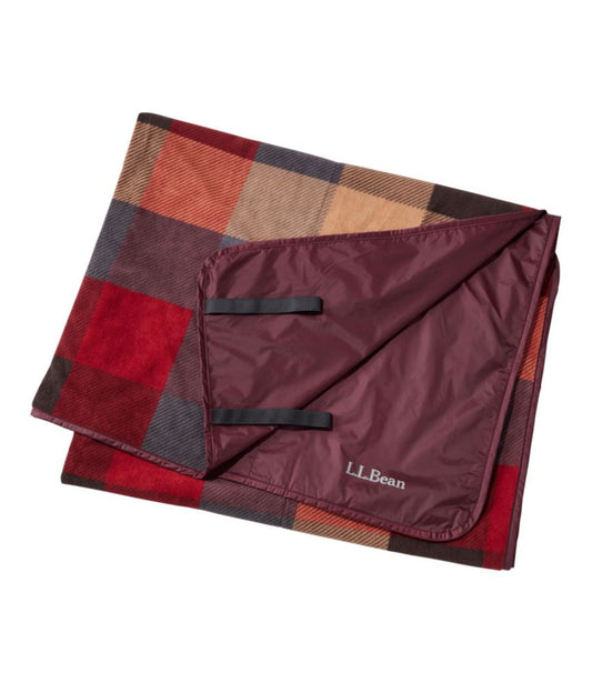 L.L.Bean Waterproof Outdoor Blanket, Plaid - US 2268