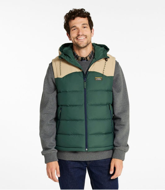 Men's Mountain Classic Hooded Down Vest - US 5431