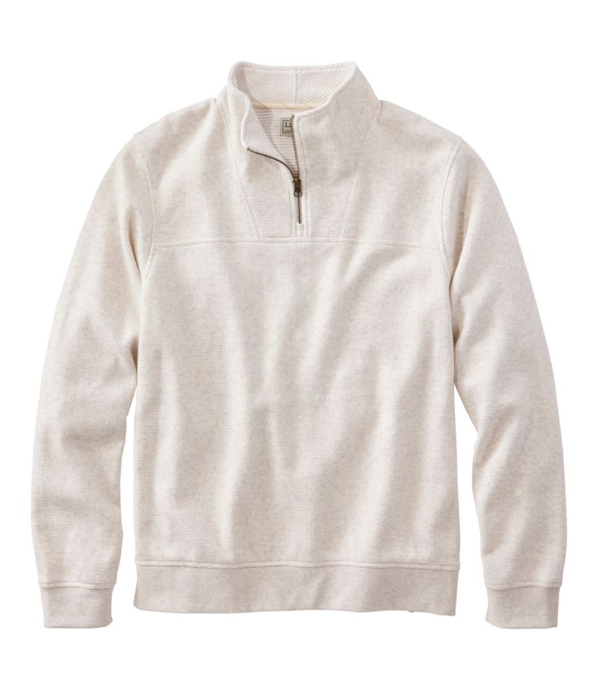 Men's All Seasons Textured Sweats, Quarter-Zip - US 4376