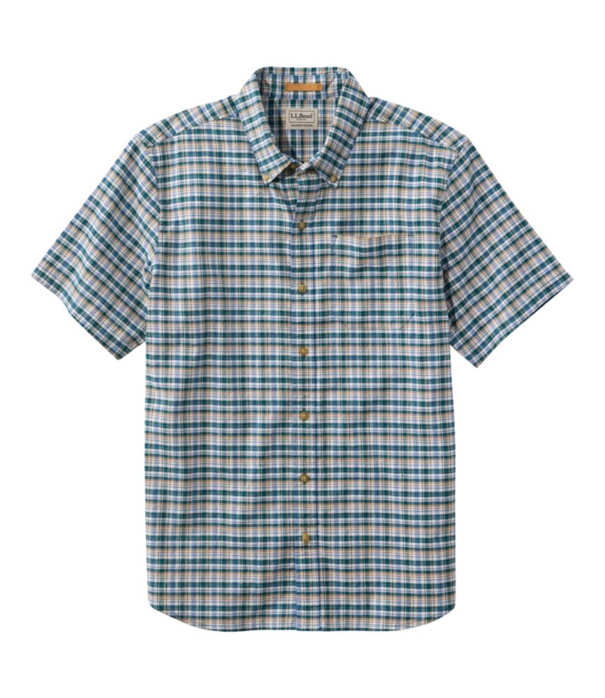 Men's Stonecoast Hemp Shirt, Short-Sleeve, Slightly Fitted Untucked Fit - US 0850
