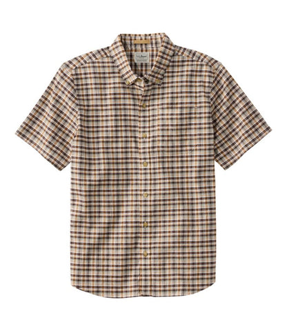 Men's Stonecoast Hemp Shirt, Short-Sleeve, Slightly Fitted Untucked Fit - US 3233